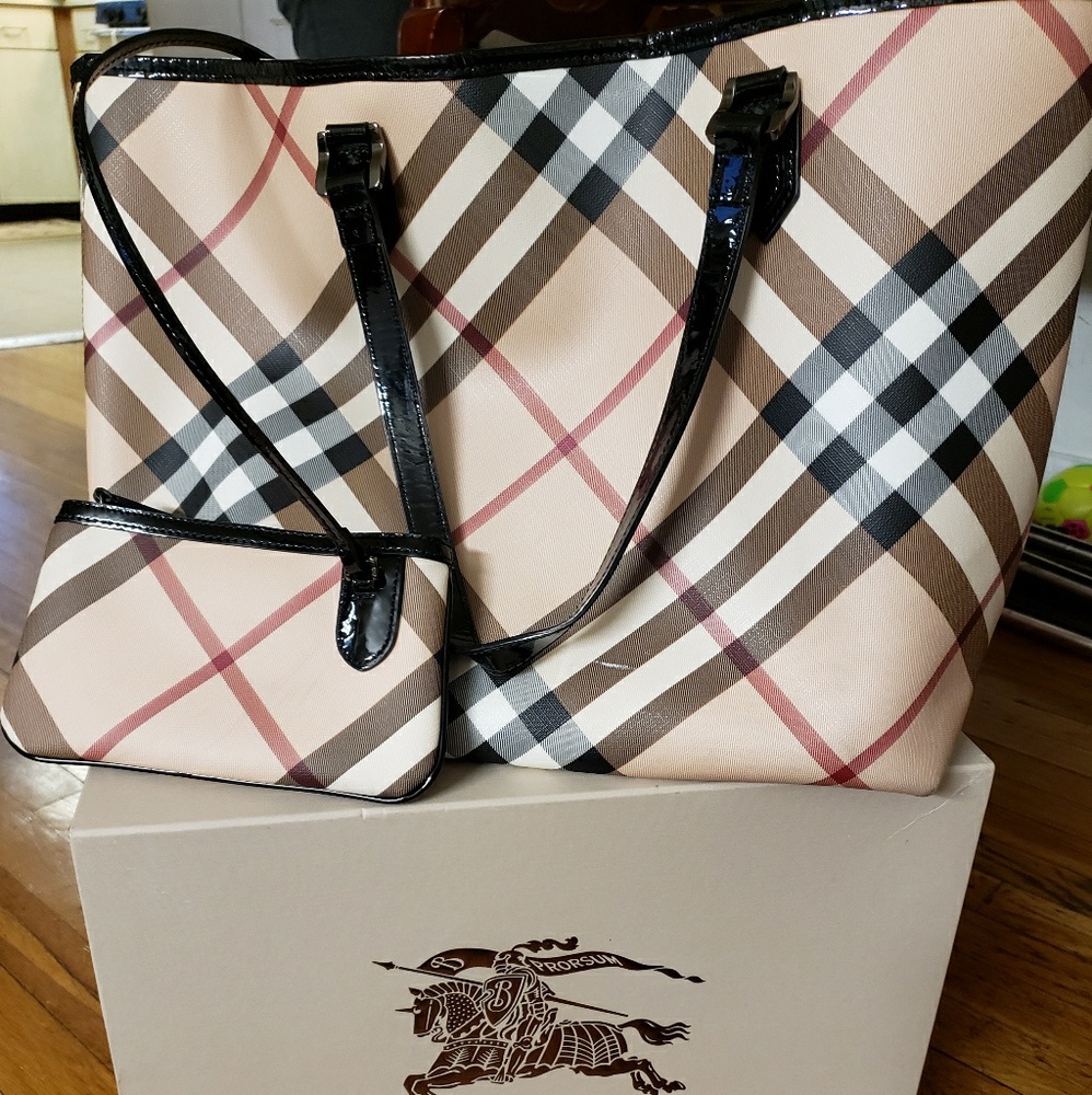 Burberry nova check tote